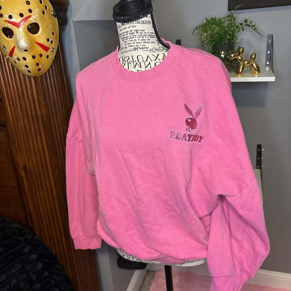 PLAYBOY Pacsun pink Crewneck
